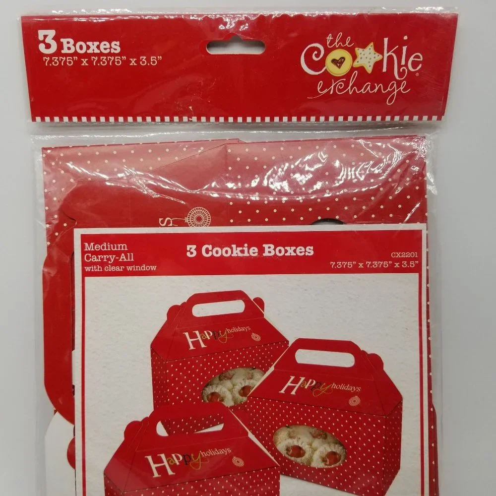 Cookie Treat Muffin Pastry Bagel Take Away Gift Food Boxes Totes Medium 9 Boxes
